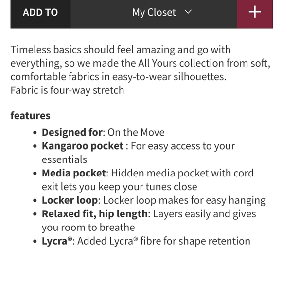 Lululemon all yours hoodie *bubble dot - Picture 7 of 7